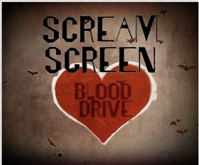 Scream Screen blood drive logo