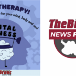 107.7 The Bronc's Mental Fitness and The Bronc News Flash Logos