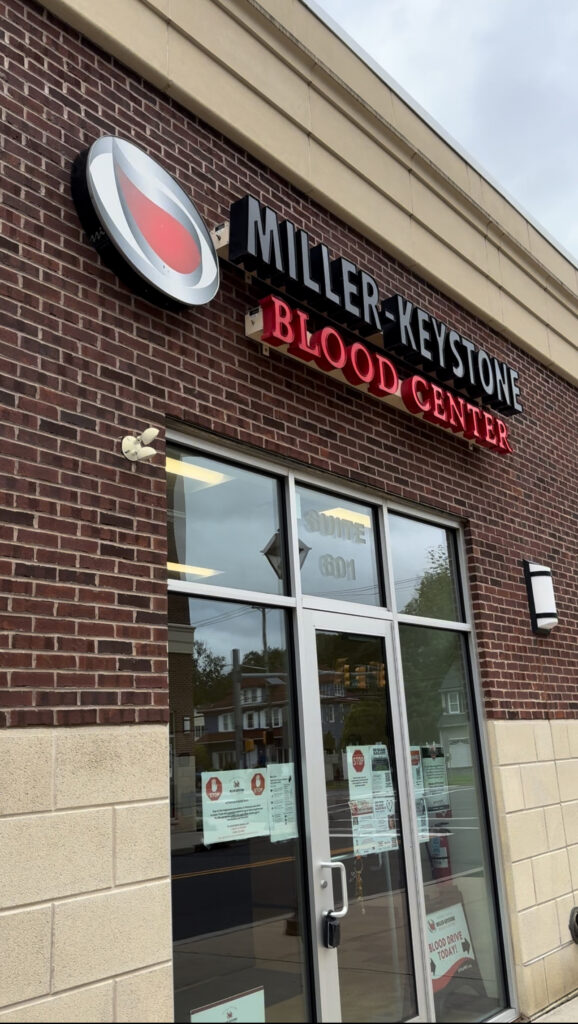 Miller-Keystone Blood Center in Trenton/Ewing Location. 