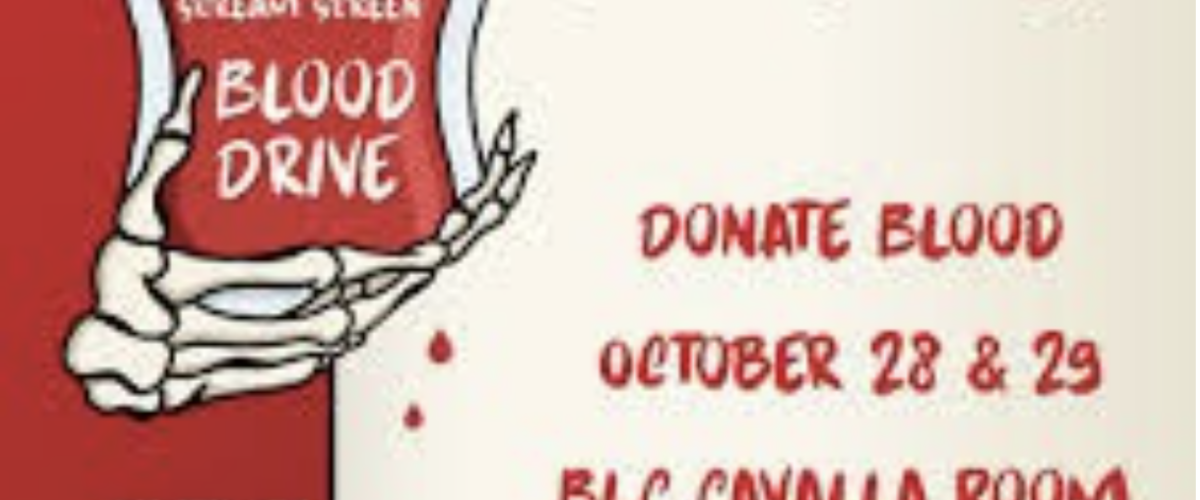 Pump Pump Pump It Up! With The Scream Screen Blood Drive!