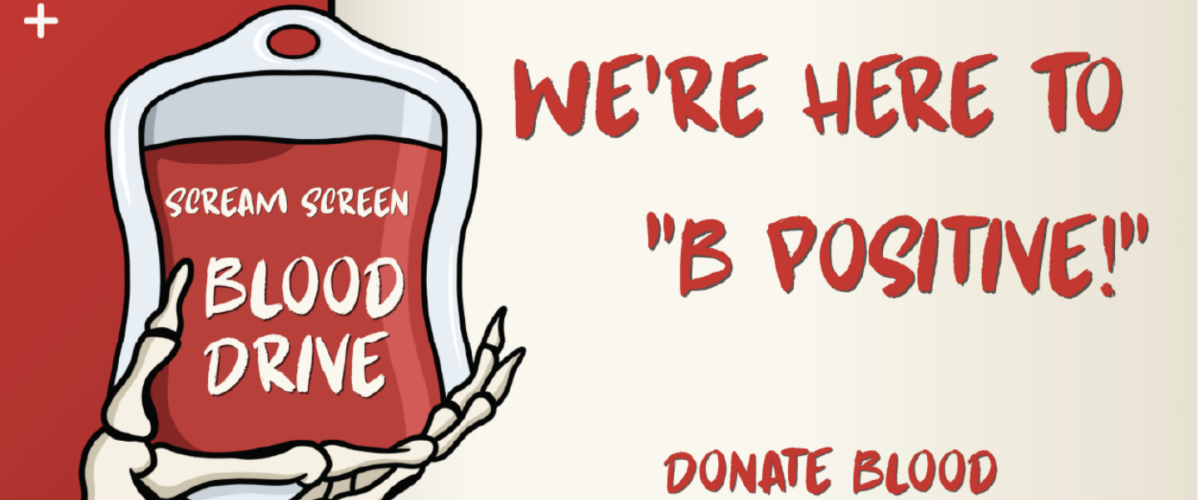 Pump Pump Pump It Up! With The Scream Screen Blood Drive!